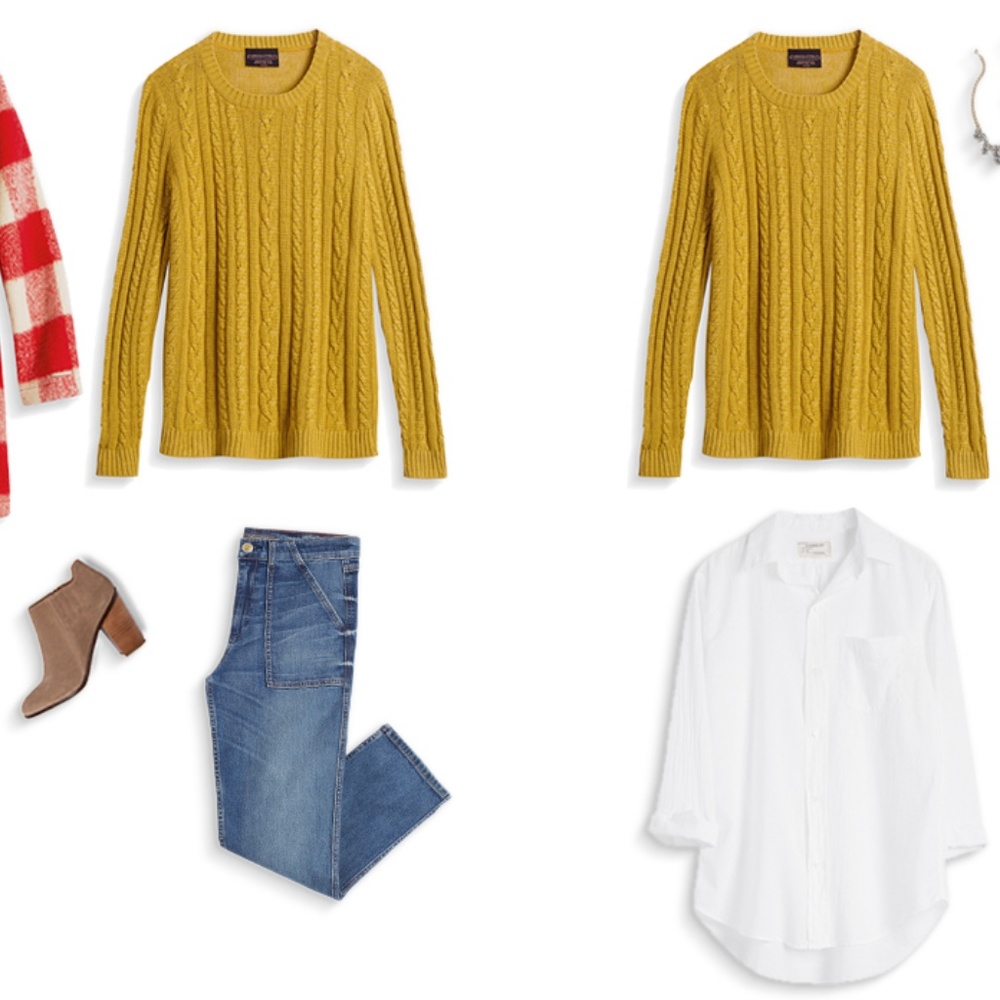 Absolutely Creative Worldwide Mustard CableKnit